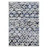 Denim Rag Diamond Ivory Handwoven Cotton Rug - Thumbnail 2