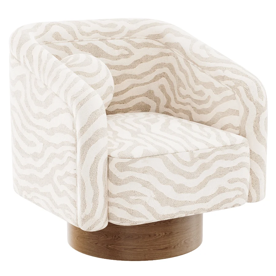 Contemporary Barrel Armchair - Image 3