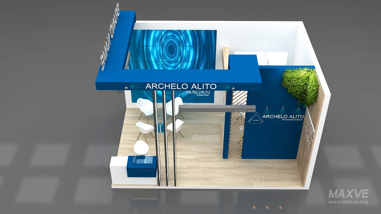 2side open exhibition booth - Image 2