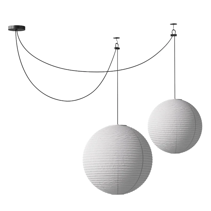 Noguchi Akari Japanese Style Pendant Light - Image 3