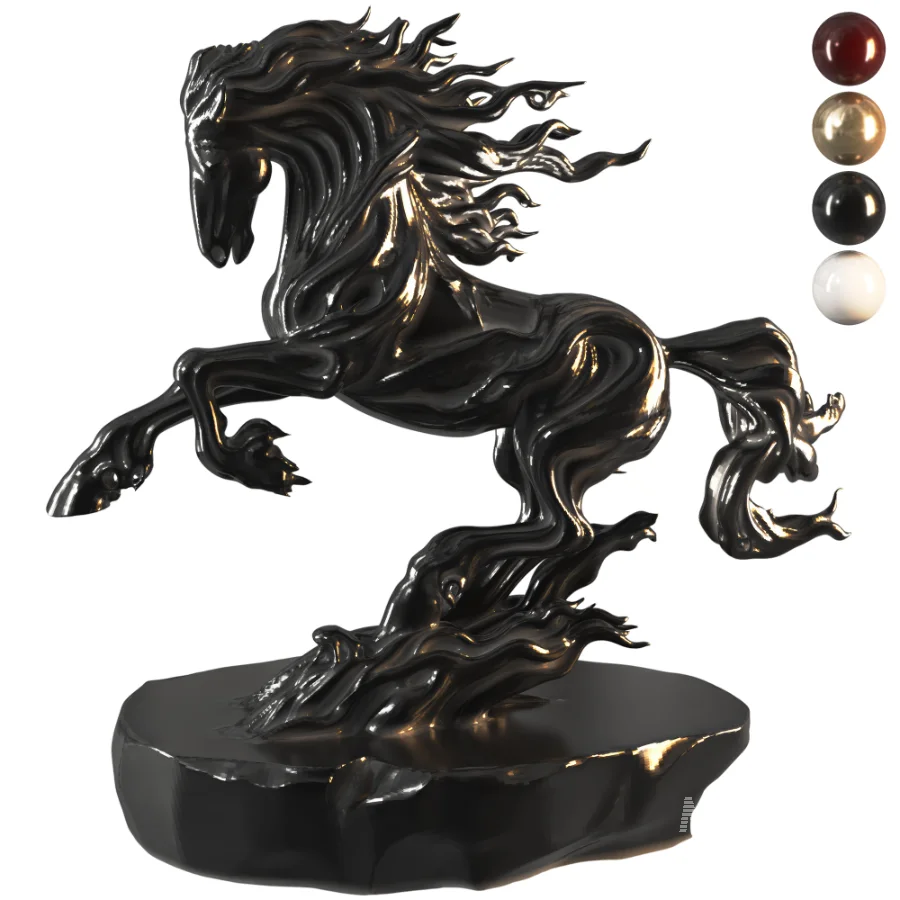 Decorative Horse Statue for Interior - Image 4