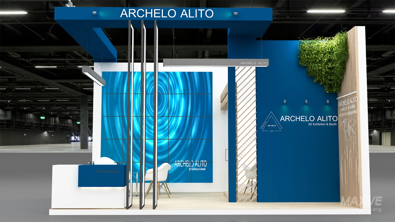 2side open exhibition booth - Image 3