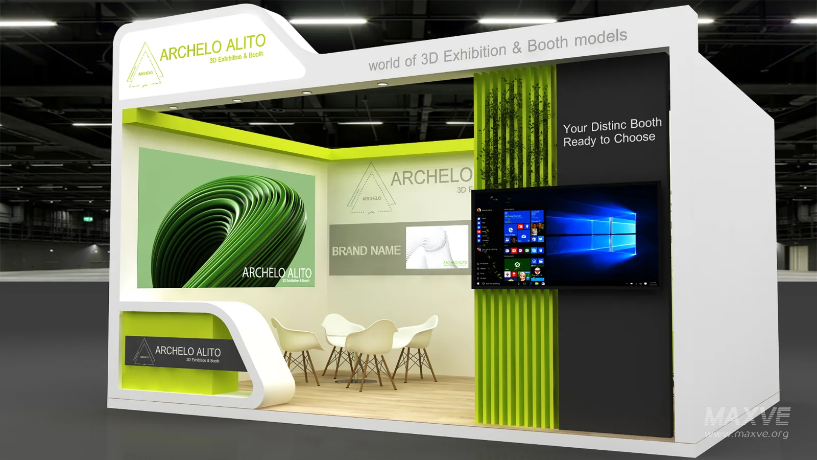 Exhibition Booth 3D Model - Image 2