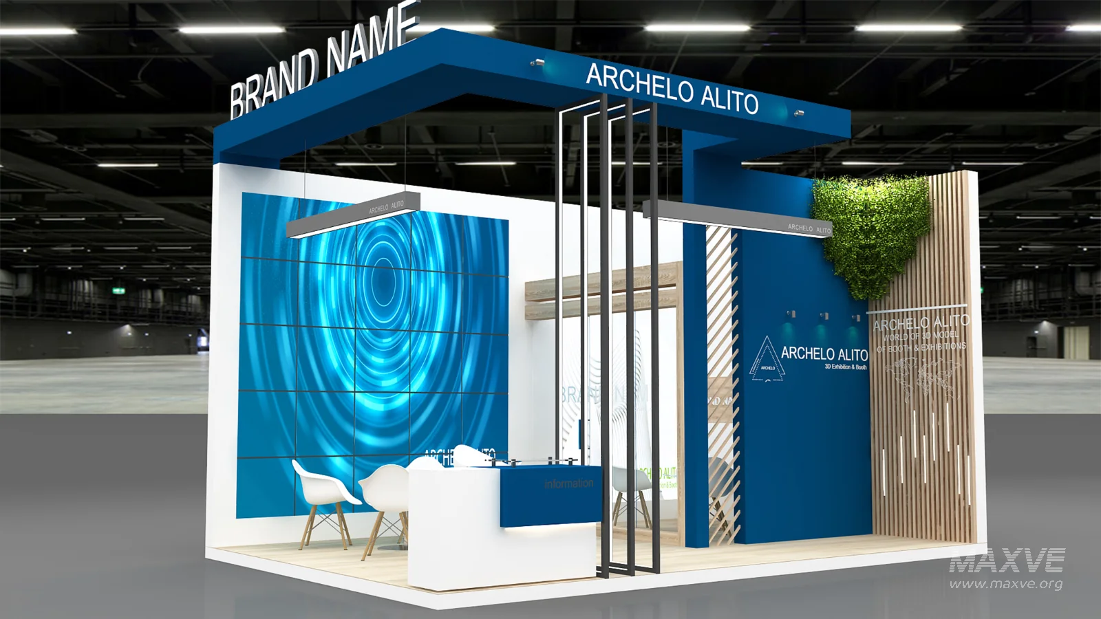 2side open exhibition booth - Image 4