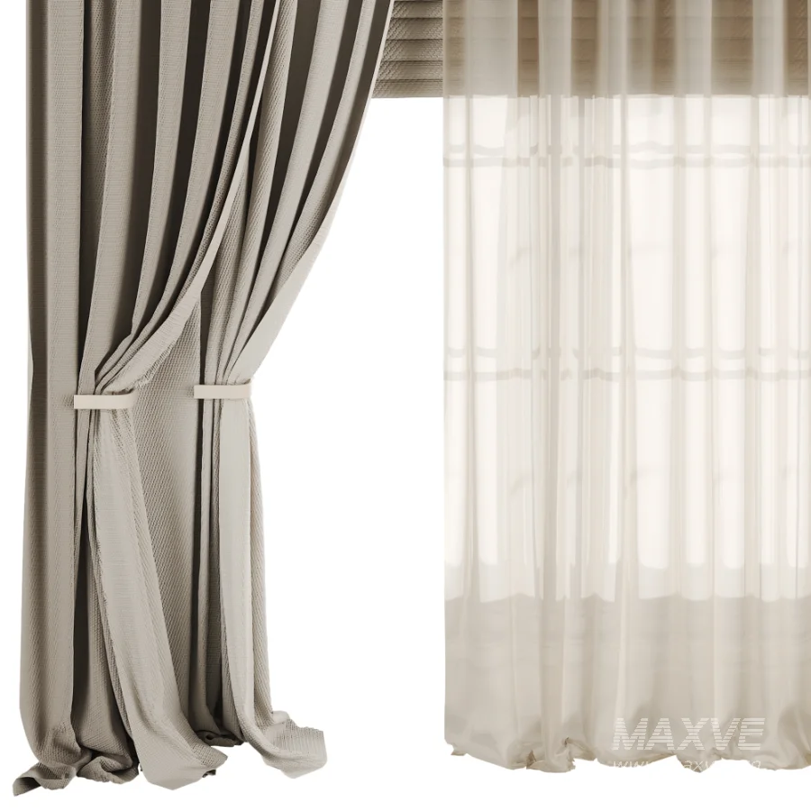 Silk and Cotton Curtain Set 103 - Image 3