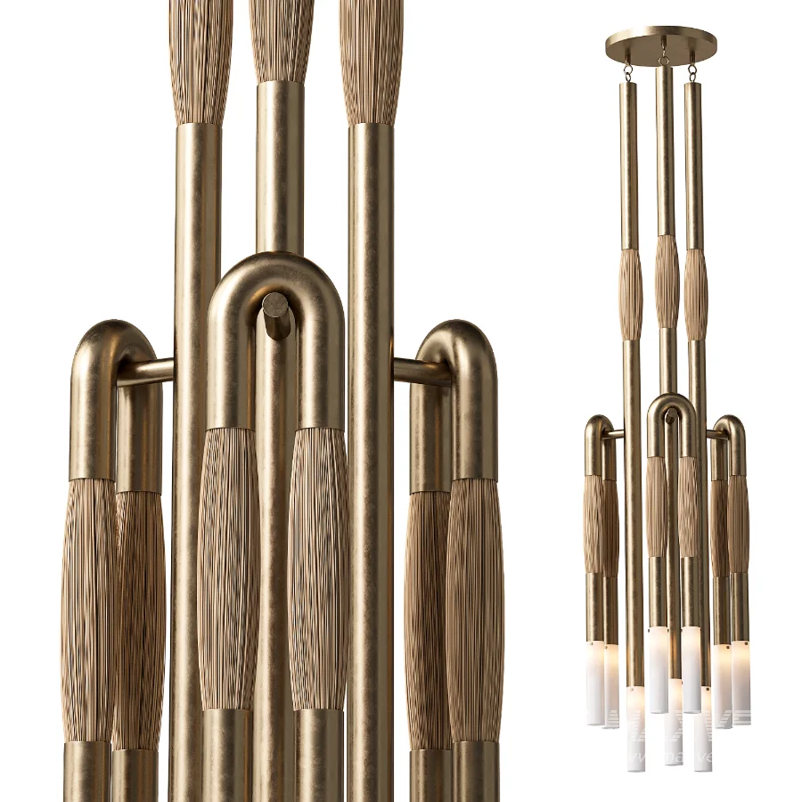 Pendant Lamp Apparatus Horsehair 9 - Image 1