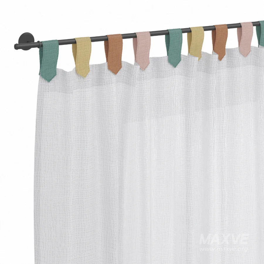 ZARA Muslin Curtains with Loops - Image 2