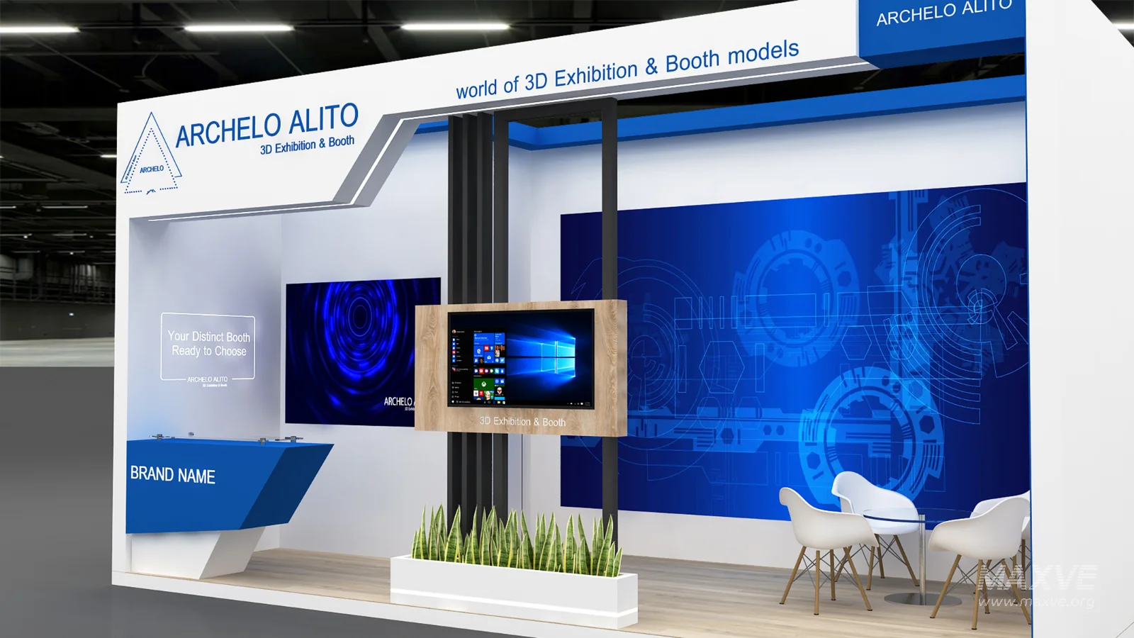 3D Exhibition Booth Model - Image 6