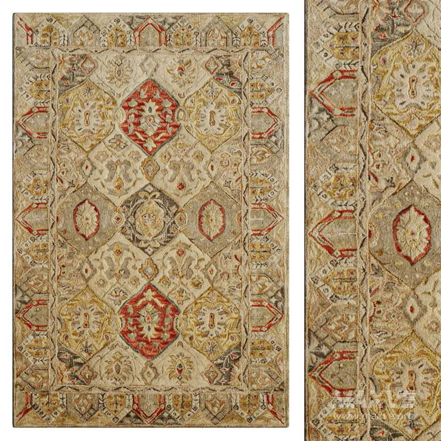 Antiquity Hand Tufted Area Rug - Image 1