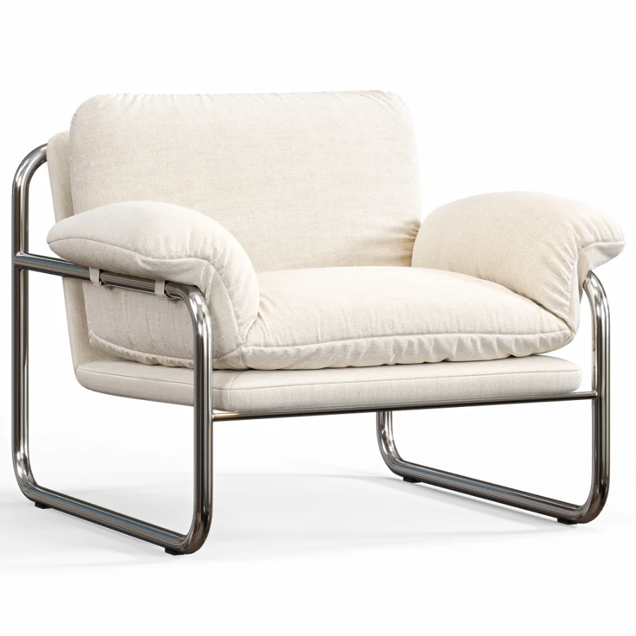 Desmond Leather Armchair By Westelm - Image 4