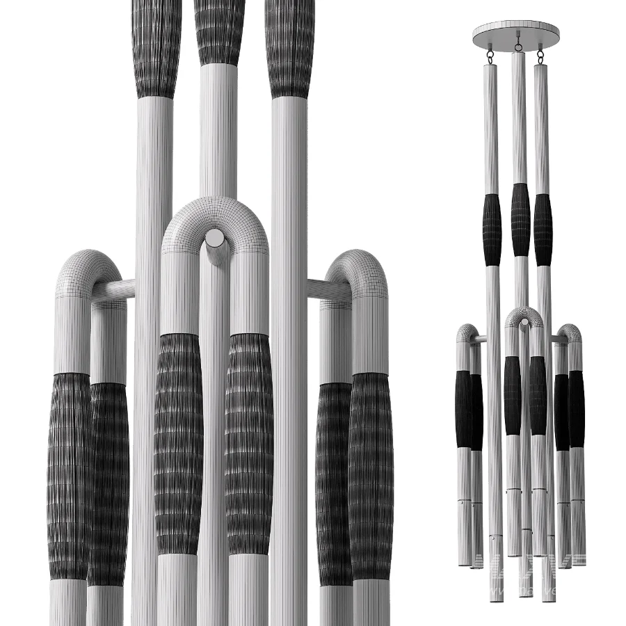 Pendant Lamp Apparatus Horsehair 9 - Image 6