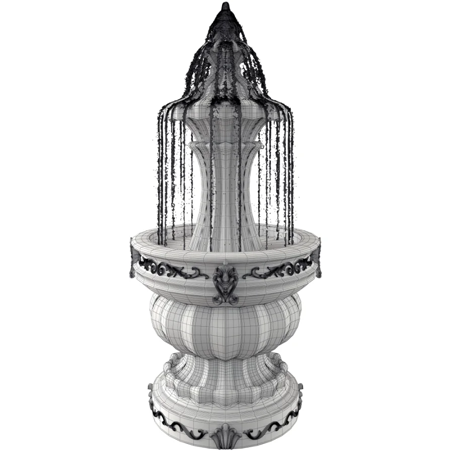 Classic Garden Fountain 04 - Image 6