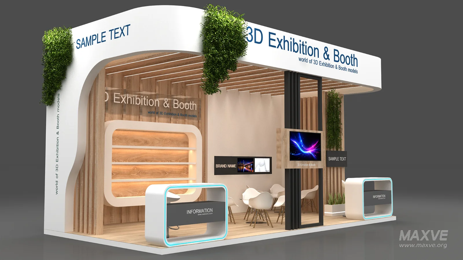 stall booth 3d - Image 4