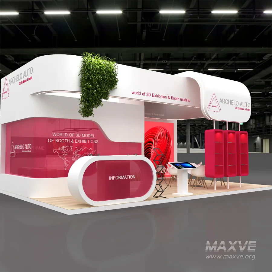 3D Exhibition Booth Model - Image 1