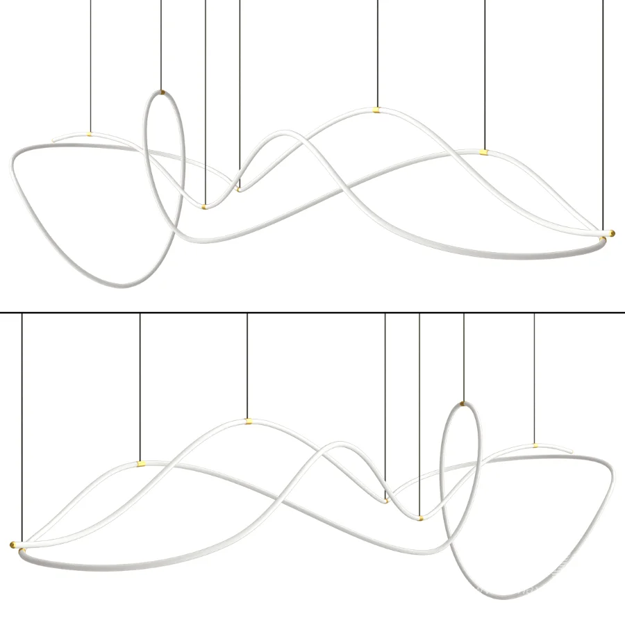 Line Art Geometry Chandelier - Image 2