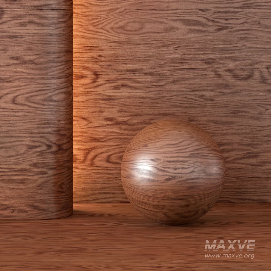 Wood Material 03 – Palisander Santos Veneer - Image 1