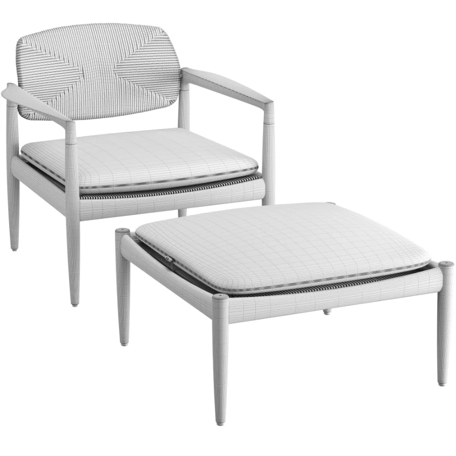 Yoko Cord Outdoor Armchair - Image 7