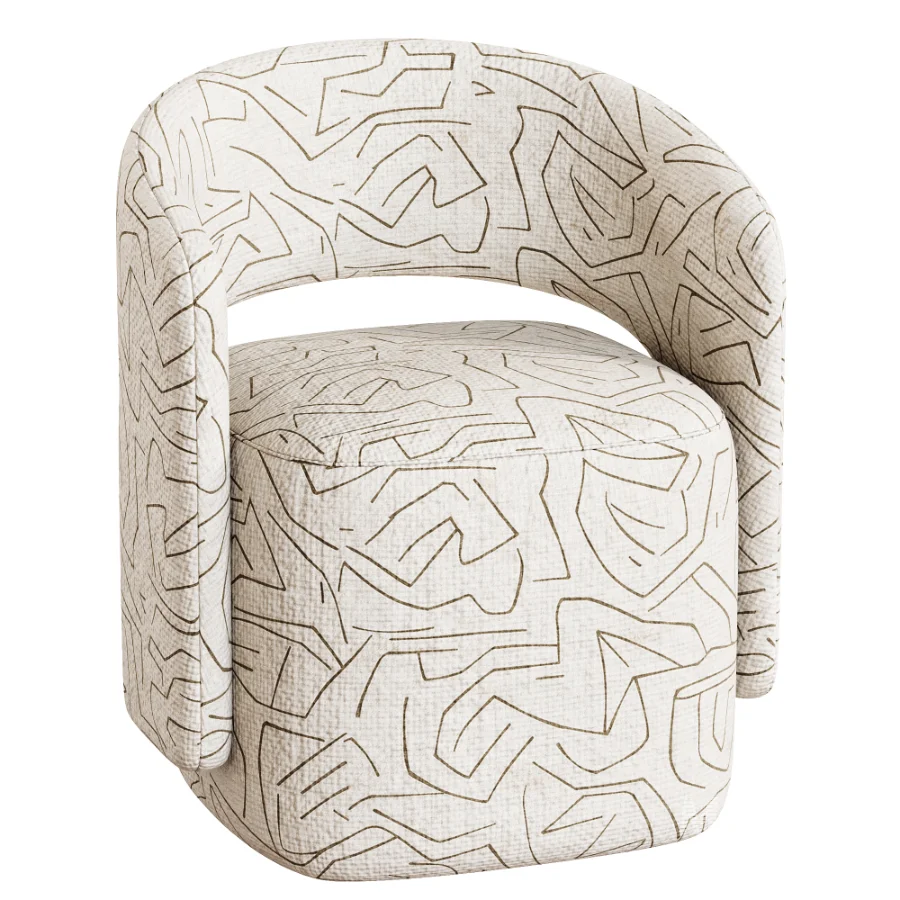 Upholstered Dining Chair - Image 1