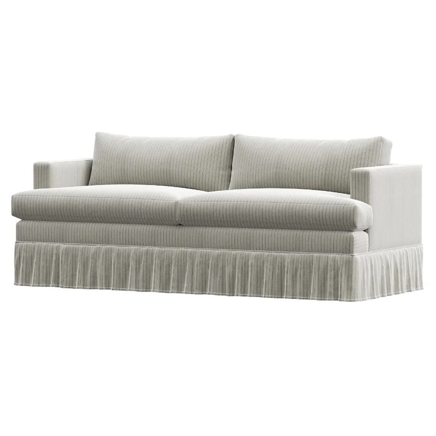 Bowen Sorrento Stripe Ruffle Sofa - Image 2