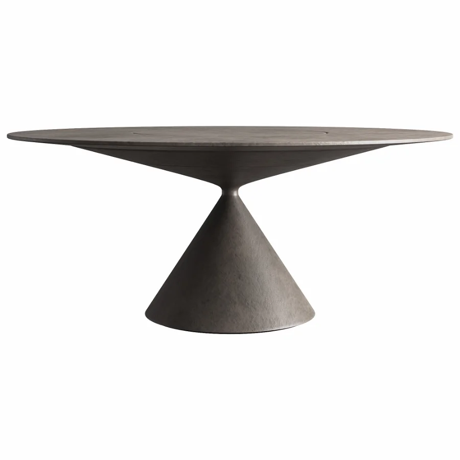 Clay Round Dining Table Set By Desalto - Image 1