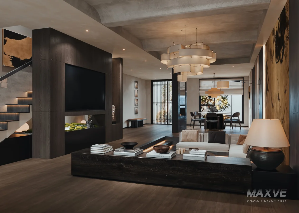 Japanese Living Room Dining Room - Image 2