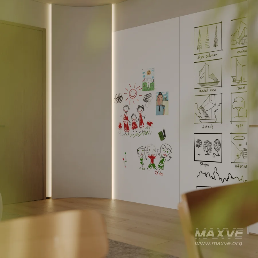 Modern living and dining room bedroom - Image 3