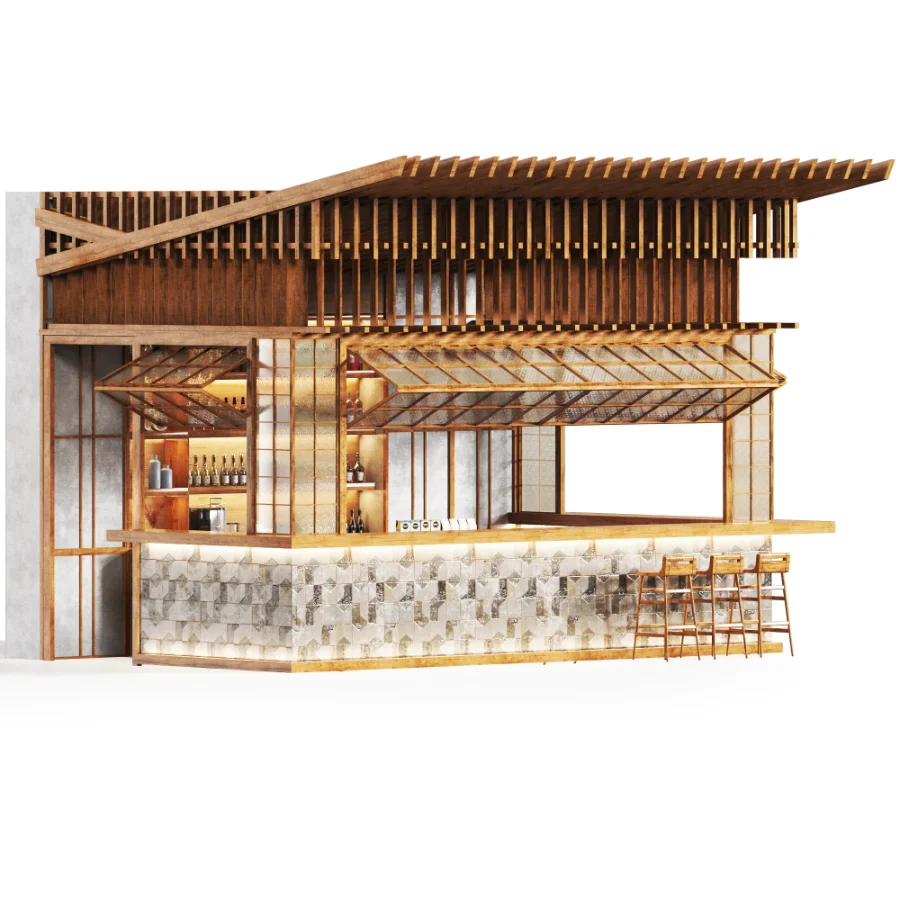 Kiosk Cafe – Booth Cafe coffeehouse 25 - Image 2