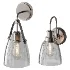 Glass and Leather And Versatile Bath Sconce - Thumbnail 11