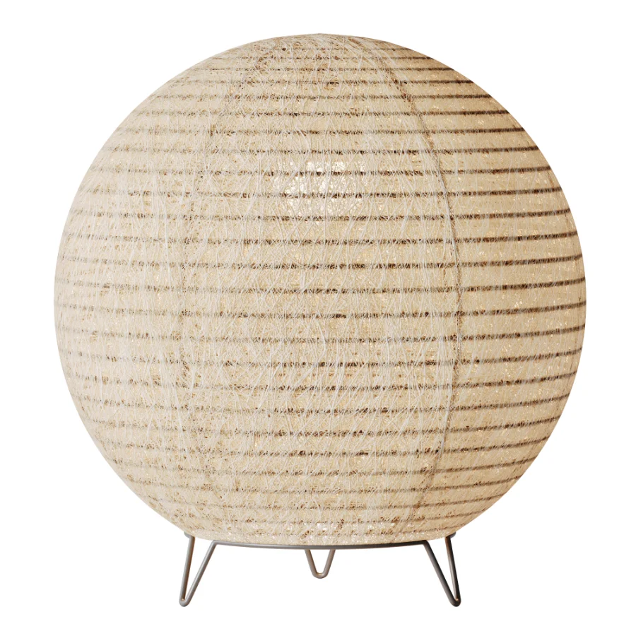 Round LED Japanese Style Lantern Rice Paper Desk Lamp - Image 8