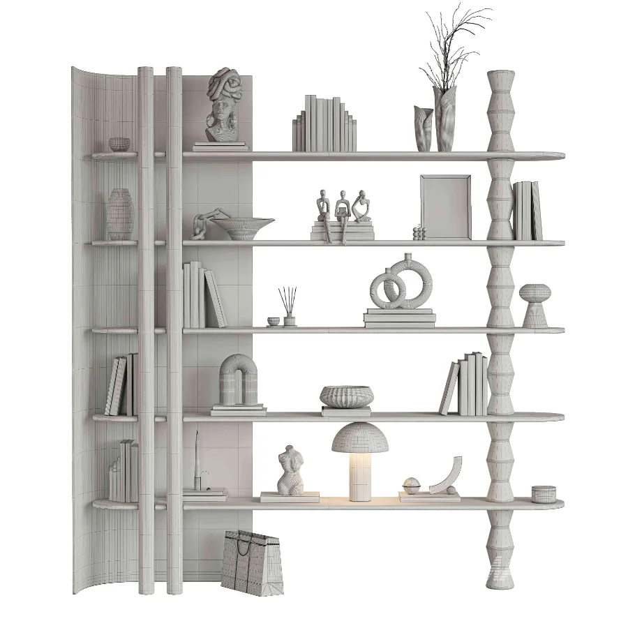 Decorative Shelves-Rack Set 6 - Image 4