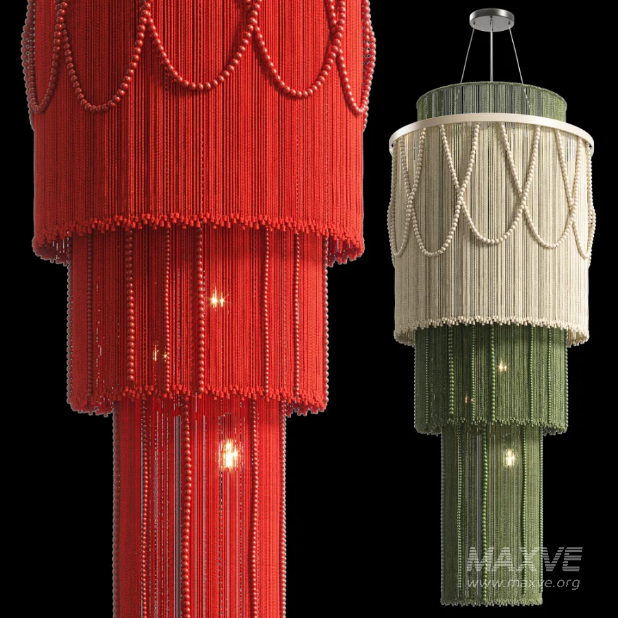 Подвесной светильник Cascade EDL Red - Image 3