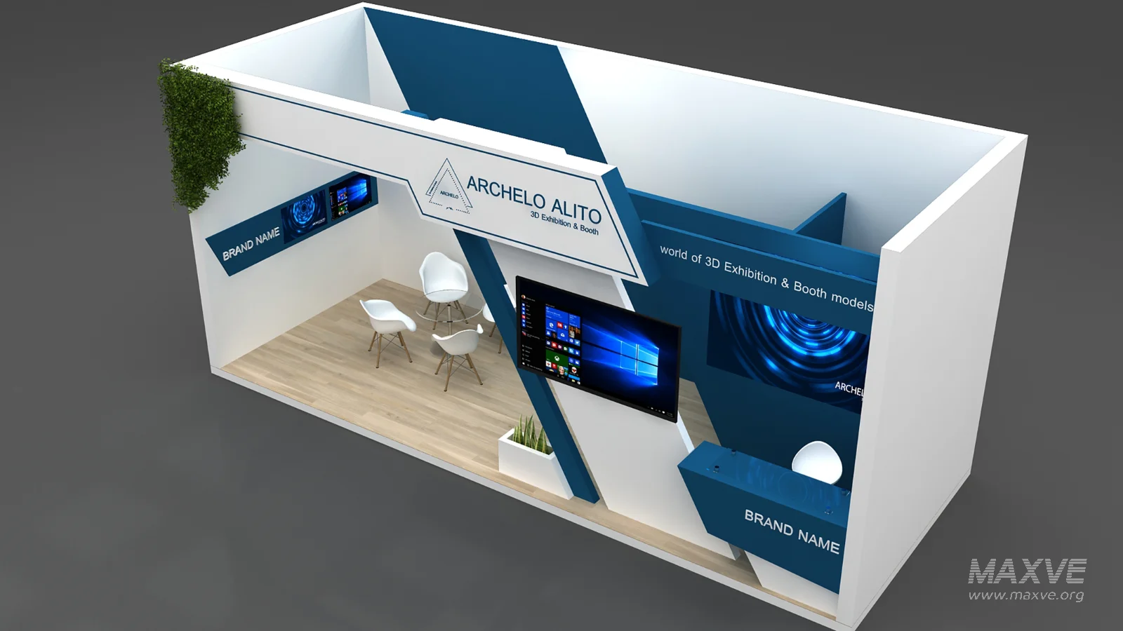 3D Stand Booth Model - Image 3