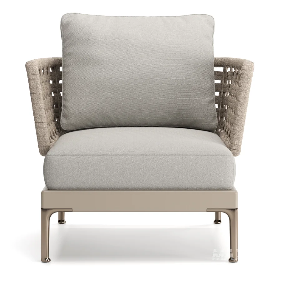 Patio Outdoor Small Armchair - Image 3