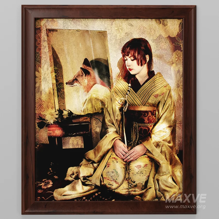 D165 KITSUNE Canvas print - Image 2