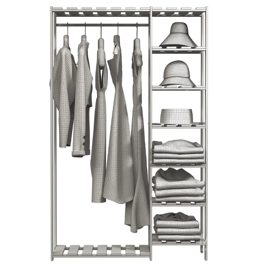 Storage Rack shelf Clothes - Image 4