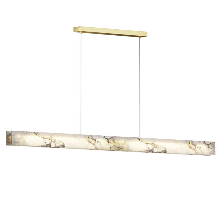 WOMO Linear Alabaster Chandelier - Image 2