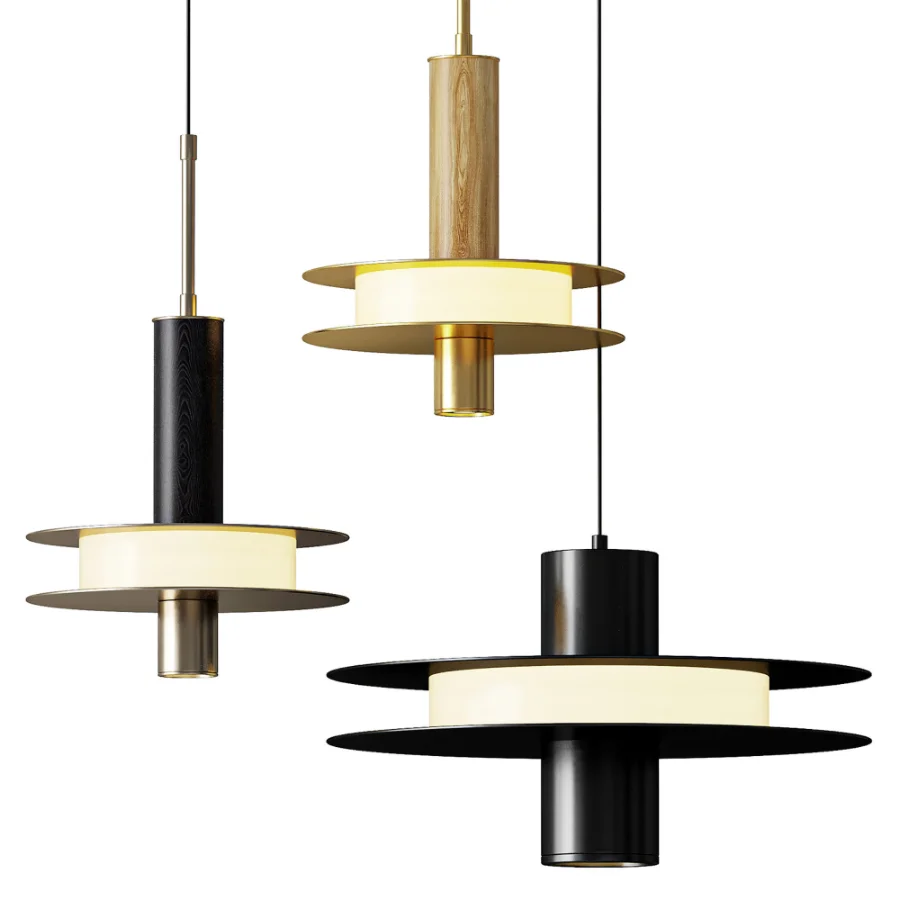 Ash and linen floor lamp Bruisse - Image 1