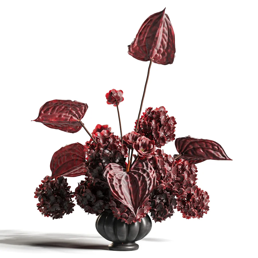 Signature Hydrangea And Anthurium Floral - Image 2