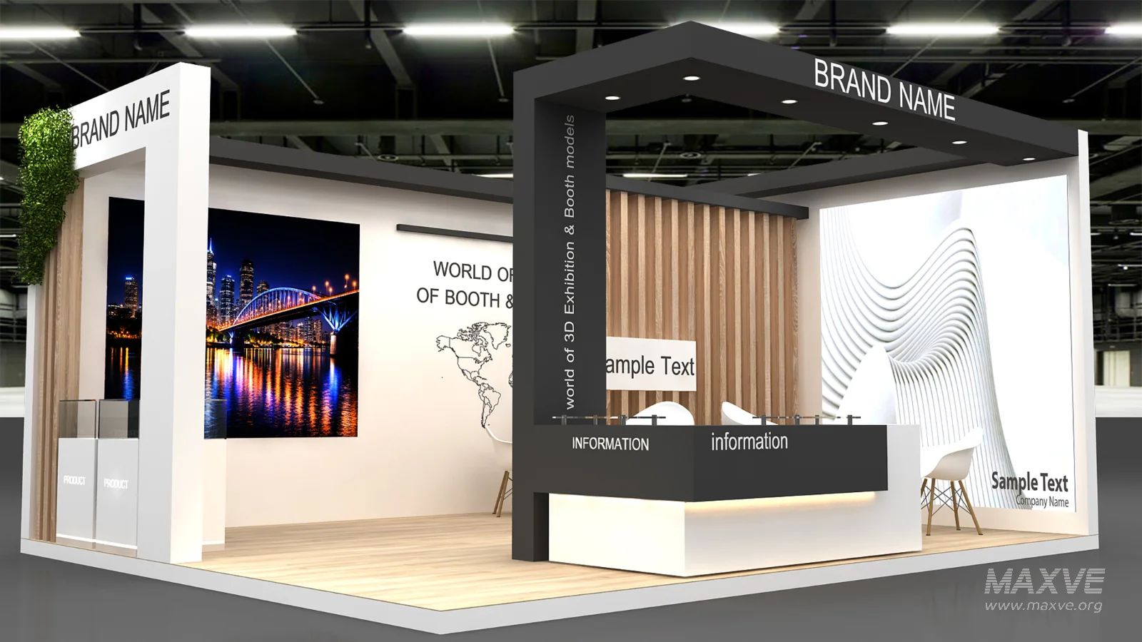 stall 3d model - Image 4