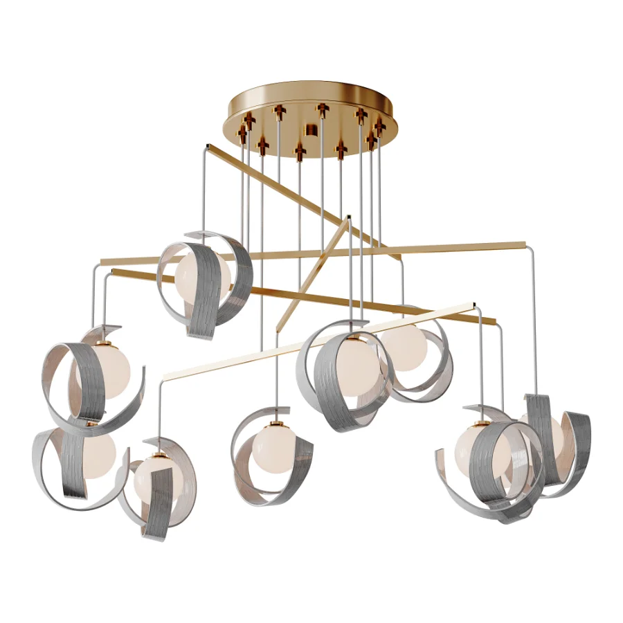 Riza 10 Light Mobile Pendant - Image 6