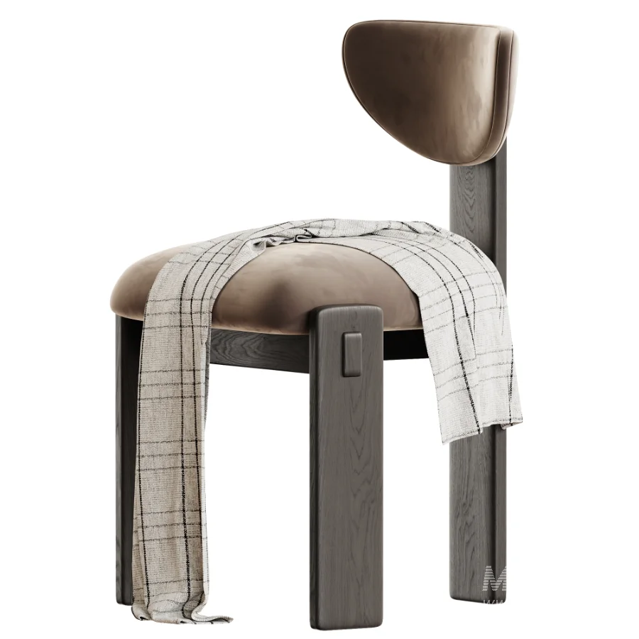 Elio Upholstered Oak Dining Chair - Image 5