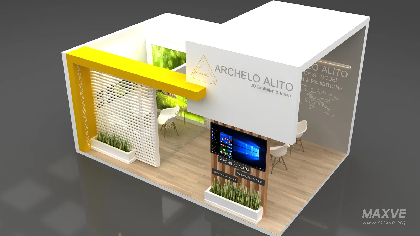 3d kiosk booth exhibition - Image 4