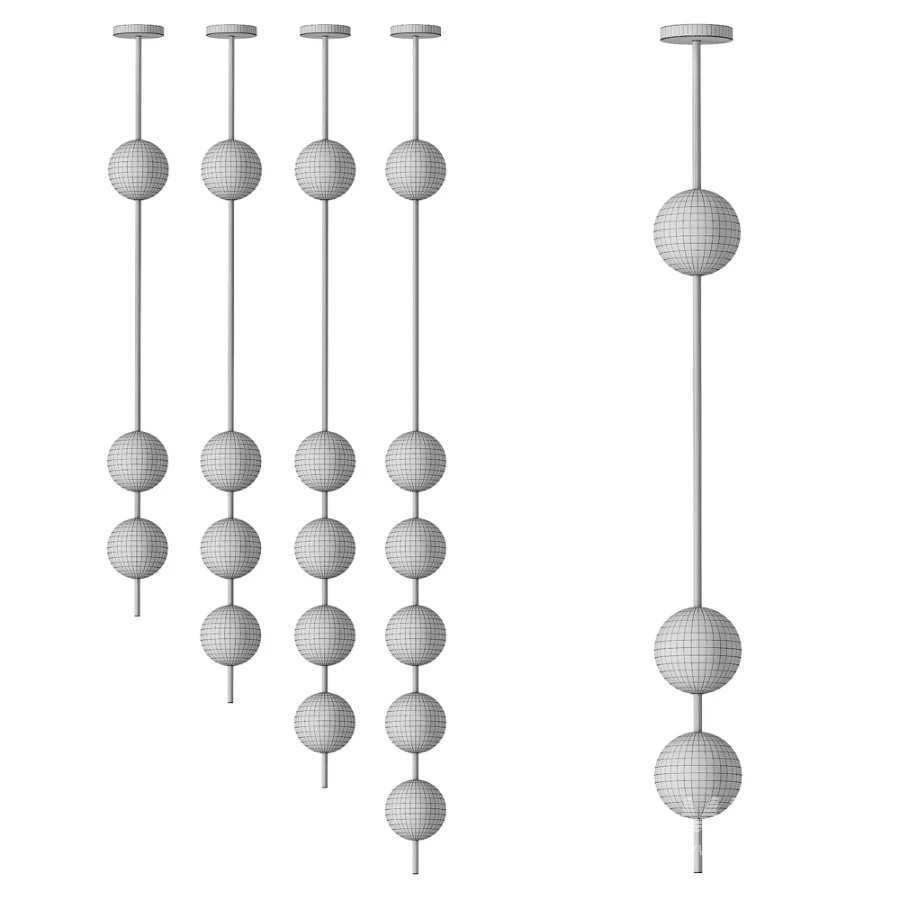Vertical Balls Pendant Lamp - Image 5