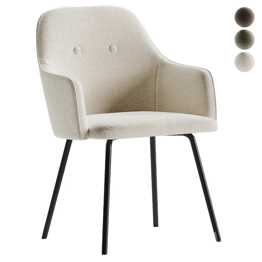 Lipstick green dining chair - Image 1