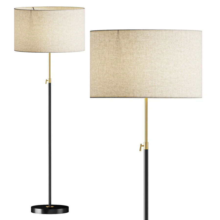 Telescoping Adjustable Floor Lamp - Image 1