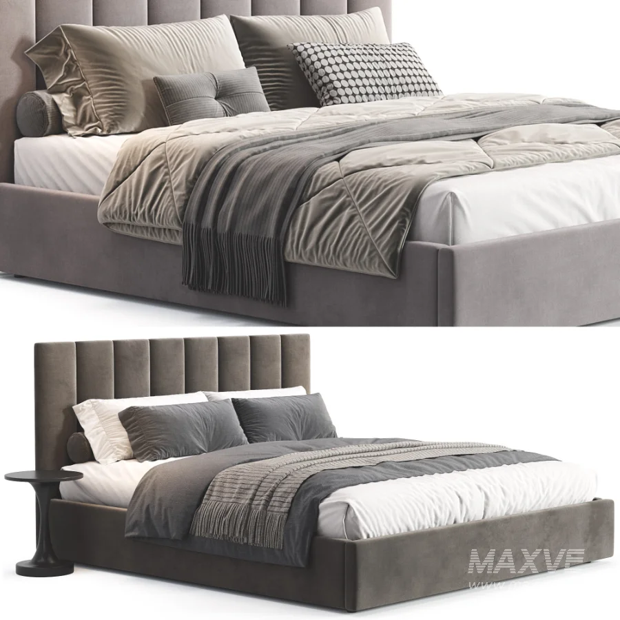 Emmett Channeled Low Profile Bed - Image 4