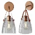 Glass and Leather And Versatile Bath Sconce - Thumbnail 5