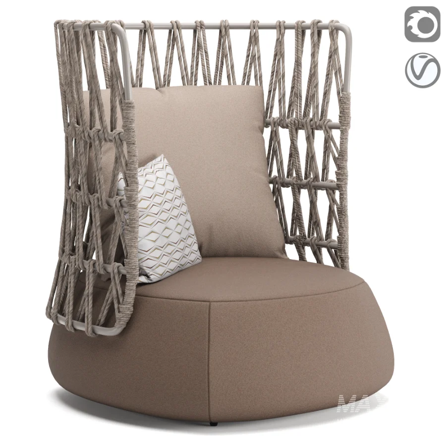 Fat Sofa Outdoor Armchair v2 - Image 1
