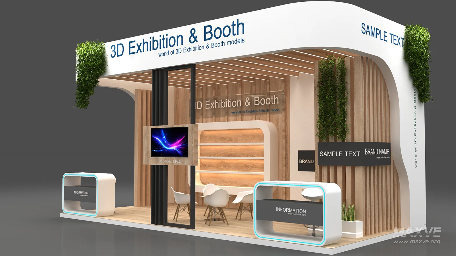 stall booth 3d - Image 6