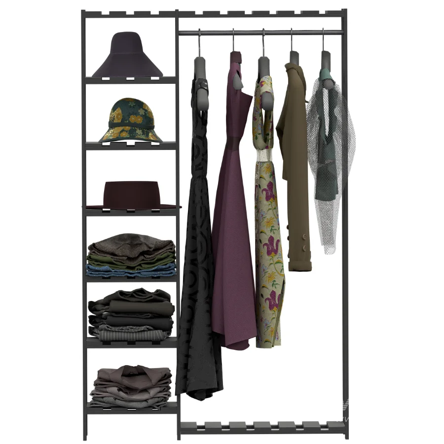 Storage Rack shelf Clothes - Image 1